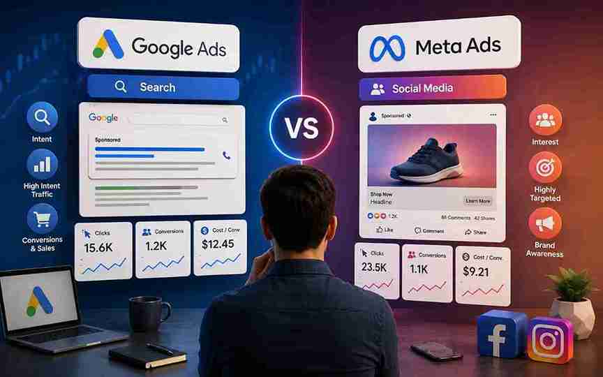 Google Ads vs Meta Ads: Which Works Better for your Business?