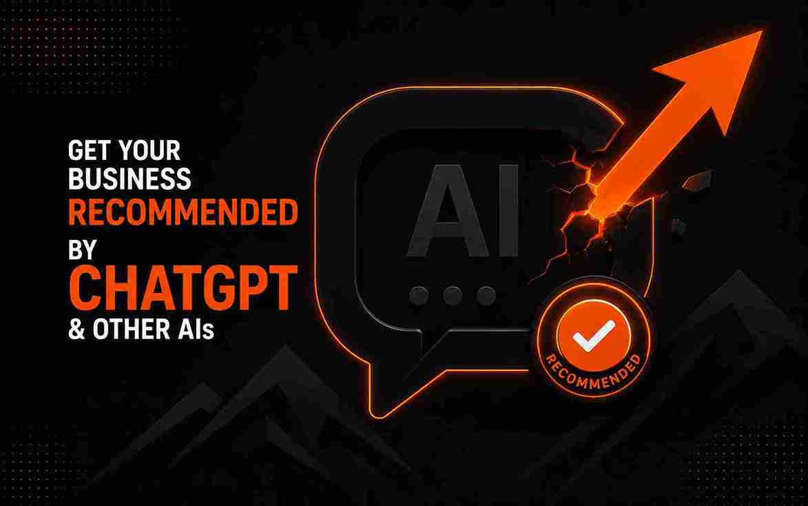 AI search interface recommending a local business to a customer